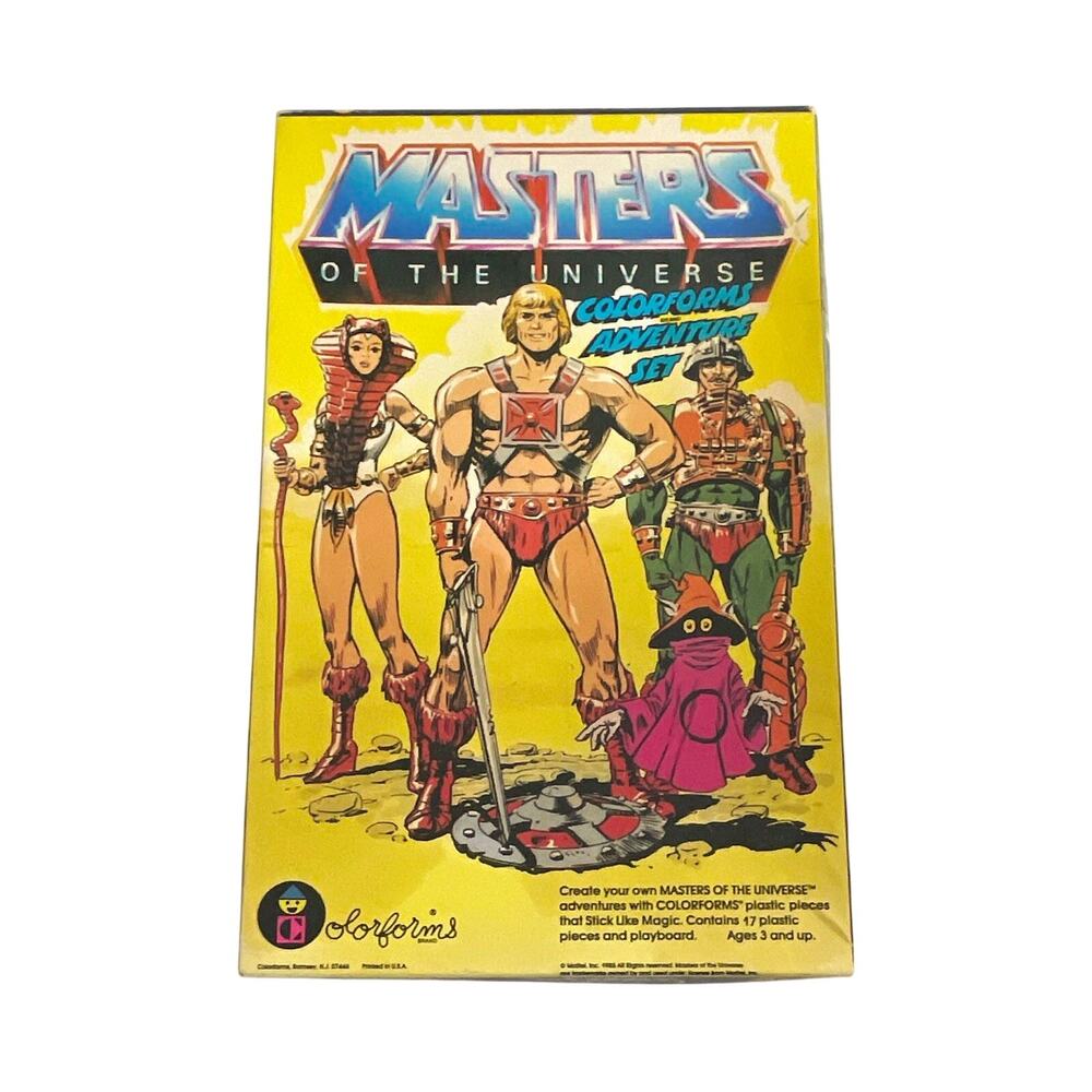 Colorforms Masters of the Universe Adventure Set 1983 Vintage
